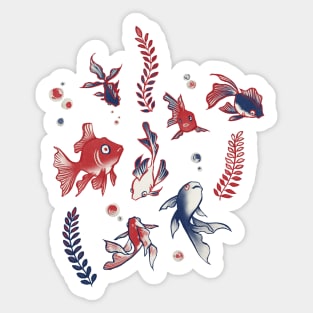 Kingyo/Goldfish (金魚) Sticker